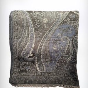 E159 Paisley lavendel pläd